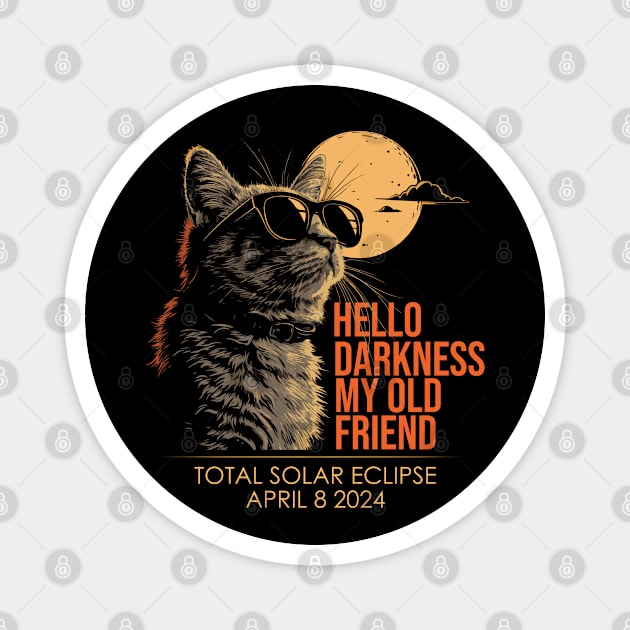 Hello-Darkness-My-Old-Friend Magnet by GreenCraft